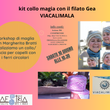 Carica l'immagine nel visualizzatore Galleria, kit Workshop di maglia realizziamo un collo<7fascia con i ferri circolari con il Filato Giove VIACALIMALA