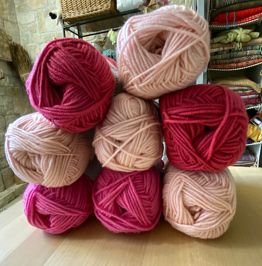 KIT IN OFFERTA CASCHMERINO LANG "BABY ROS"