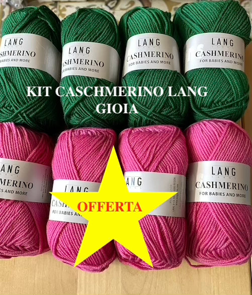 KIT IN OFFERTA CASCHMERINO LANG "GIOIA"