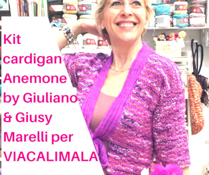 Kit Cardigan Anemone Giuliano Marelli per VIACALIMALA